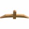 Ekena Millwork Bellingham Rough Sawn Timber Gable Bracket, Western Red Cedar, 60"W x 20"H x 4"D x 6"F, 8/12 Pitch GBW060X20X0406BEL00RWR - alternate 5